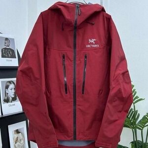 Arc'teryx Alpha SV Gore-Tex Pro Jacket Red Waterproof Shell Hooded Size L